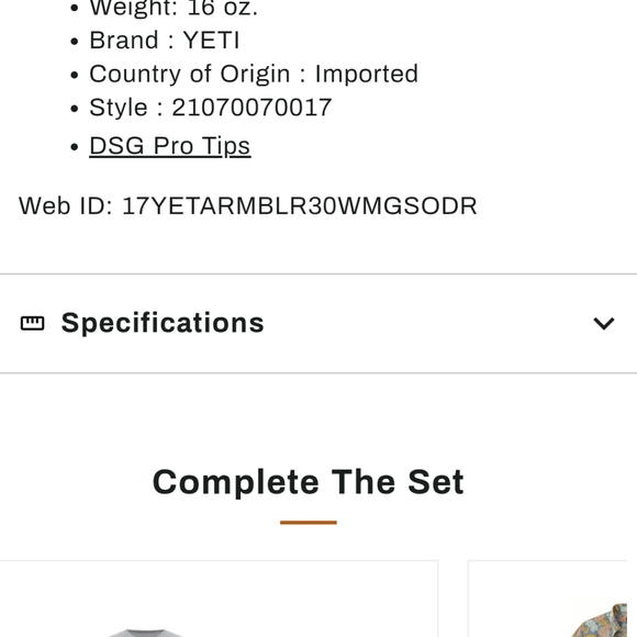YETI Red Rambler Tumbler      30 oz  *NO LID* - Picture 3 of 7